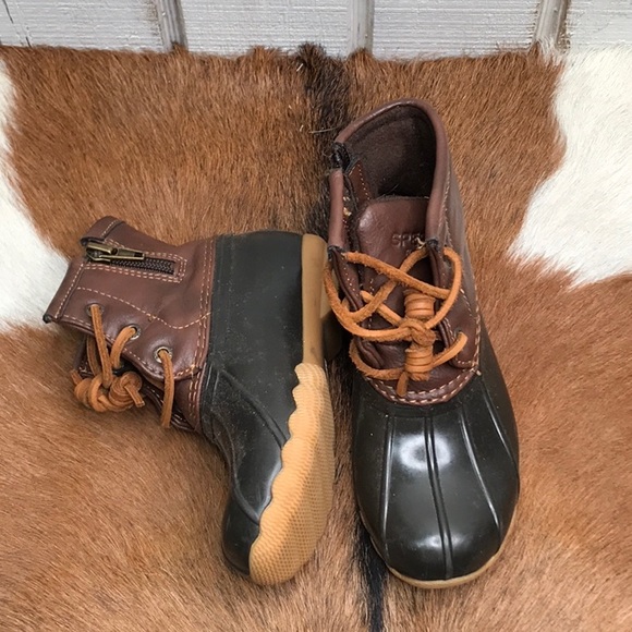 Sperry salt water boots boys size 10 - Picture 3 of 9